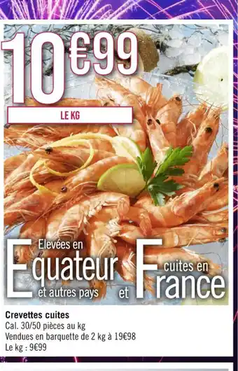Casino Supermarchés Crevettes cuites offre