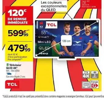 Carrefour Téléviseur offre