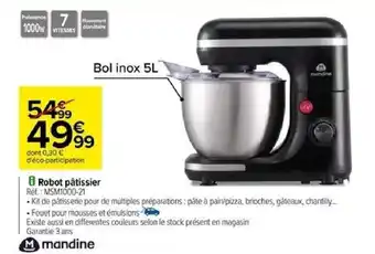 Carrefour iRobot pâtissier Réf.: MSM1000-21 offre