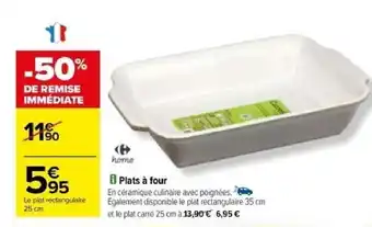 Carrefour Plats à four offre