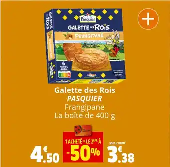 Coccinelle Express Galette des Rois PASQUIER Frangipane La boîte de 400 g offre