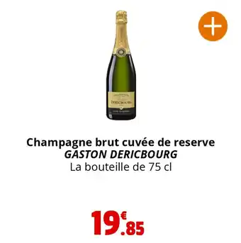 Coccinelle Express Champagne brut cuvée de reserve GASTON DERICBOURG La bouteille de 75 cl offre