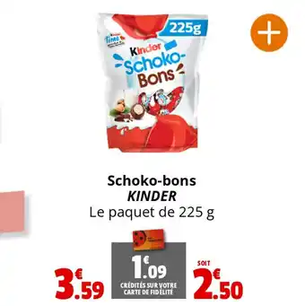 Coccimarket Schoko-bons KINDER offre