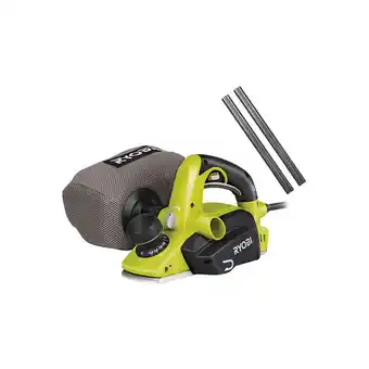 Bricomarché Pack ryobi rabot électrique epn6082chg - 600w - 82mm - jeu de 2 fers jetables carbure - pb82a2 offre