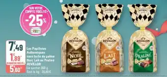 G20 Les Papillotes Authentiques sans huile de palme Noir, Lait ou Praliné offre