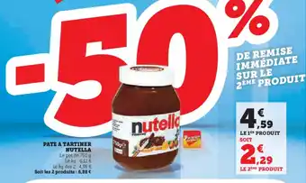PATE A TARTINER NUTELLA