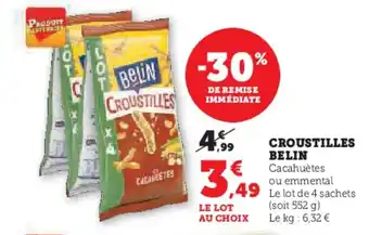 Super U CROUSTILLES BELIN offre