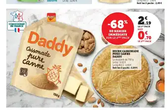 Super U SUCRE CASSONADE PURE CANNE DADDY offre