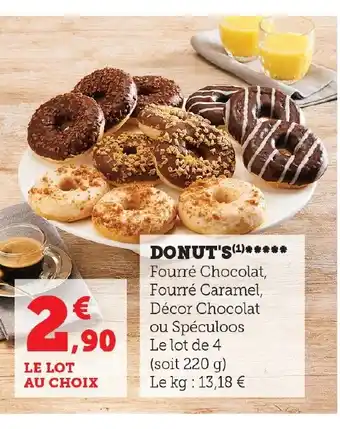 Super U DONUT'S offre