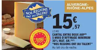 E.Leclerc CANTAL ENTRE DEUX AOP offre