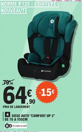 E.Leclerc SIEGE AUTO "COMFORT UP 2" offre