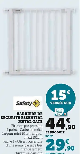 BARRIERE DE SECURITE ESSENTIAL METAL GATE