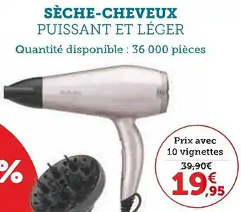 Super U SÈCHE-CHEVEUX PUISSANT ET LÉGER offre