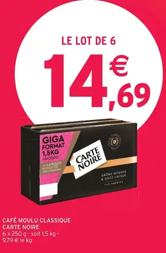 Intermarché Hyper CAFÉ MOULU CLASSIQUE CARTE NOIRE offre