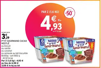 Intermarché Hyper P'TIT GOURMAND CACAO NESTLÉ offre