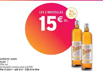 Intermarché Hyper APÉRITIF AMER SUZE offre