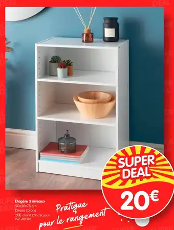 b&m Étagère 3 niveaux offre