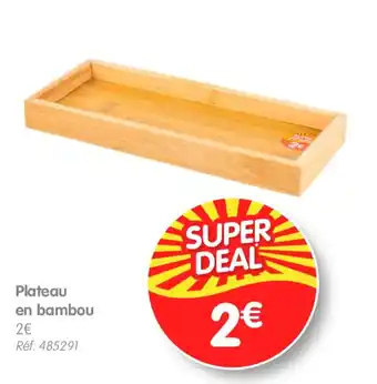 b&m Plateau en bambou offre