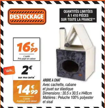 Netto ARBRE A CHAT offre