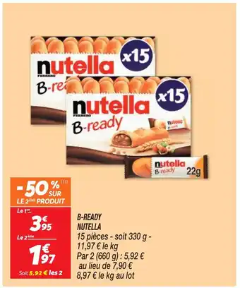 Netto B-READY NUTELLA offre