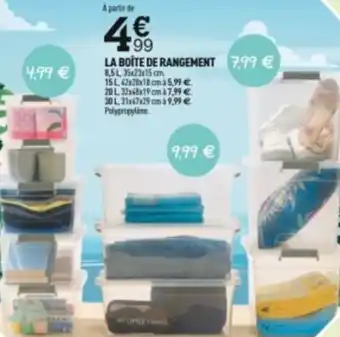 Centrakor LA BOÎTE DE RANGEMENT offre