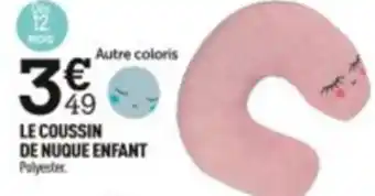 Centrakor LE COUSSIN DE NUQUE ENFANT Polyester. offre