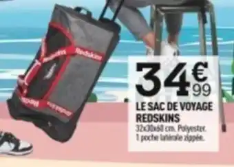 Centrakor LE SAC DE VOYAGE REDSKINS offre