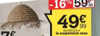 Centrakor la suspension seav offre