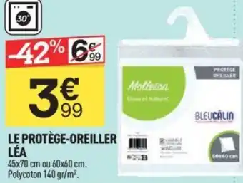 Centrakor LE PROTÈGE-OREILLER LÉA offre