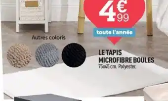 Centrakor LE TAPIS MICROFIBRE BOULES offre