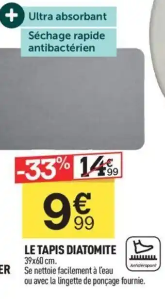 Centrakor LE TAPIS DIATOMITE offre