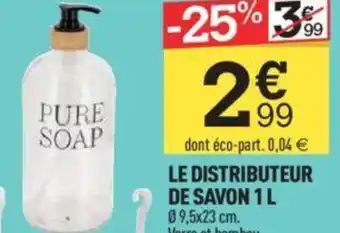 Centrakor LE DISTRIBUTEUR DE SAVON 1 L offre