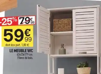 Centrakor LE MEUBLE WC 63x23x179 cm offre