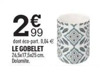 Centrakor LE GOBELET offre