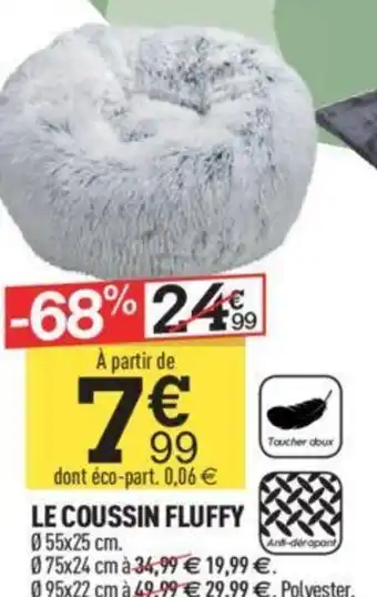 Centrakor LE COUSSIN FLUFFY Ø55x25 cm. offre