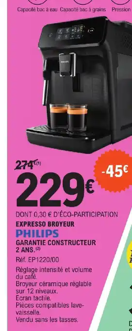 E.Leclerc EXPRESSO BROYEUR offre