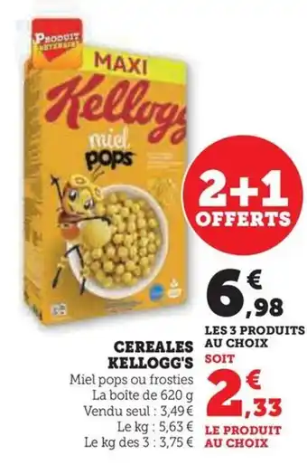 Hyper U CEREALES KELLOGG'S offre