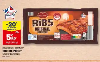 ALDI Boucherie st-clément ribs de porc offre