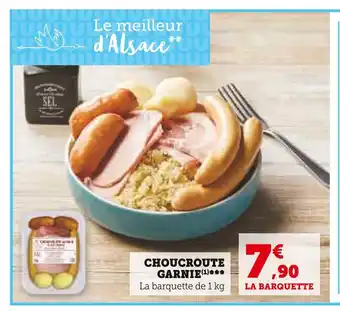 U Express Choucroute garnie offre