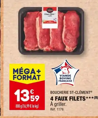 ALDI Boucherie st-clément 4 faux filets offre