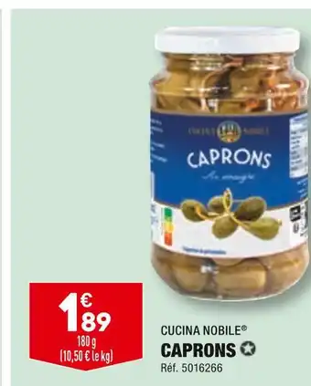 ALDI Cucina nobile caprons offre