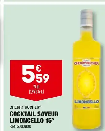 ALDI Cherry rocher cocktail saveur limoncello 15° offre