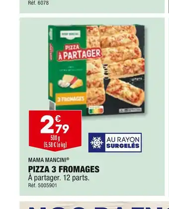 ALDI Mama mancini pizza 3 fromages offre