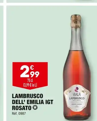 Vala lambrusco dell’ emilia igt rosato