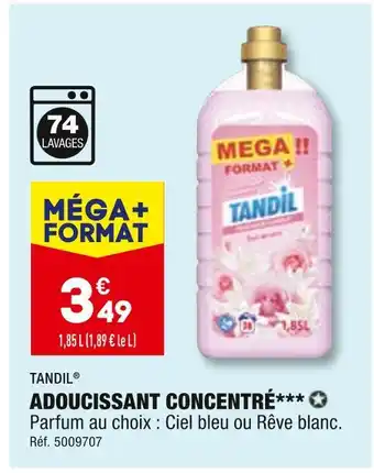 ALDI Tandil adoucissant concentré offre