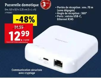 Lidl Silvercrest passerelle domotique offre