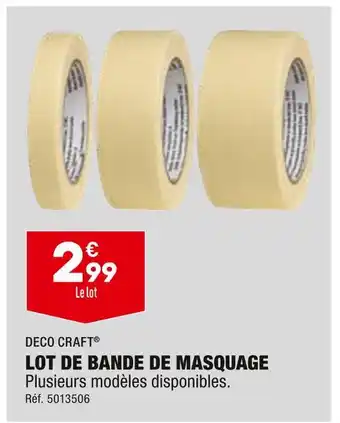 ALDI Deco craft lot de bande de masquage offre