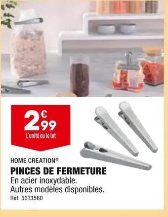ALDI Home creation pinces de fermeture offre