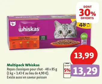 Maxi Zoo Multipack whiskas offre