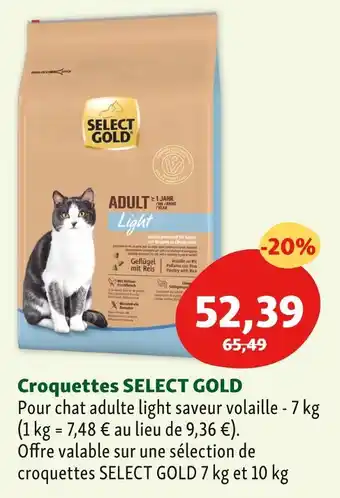Maxi Zoo Select gold croquettes offre